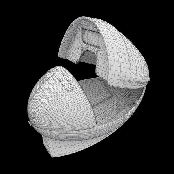 spa capsule 3d model