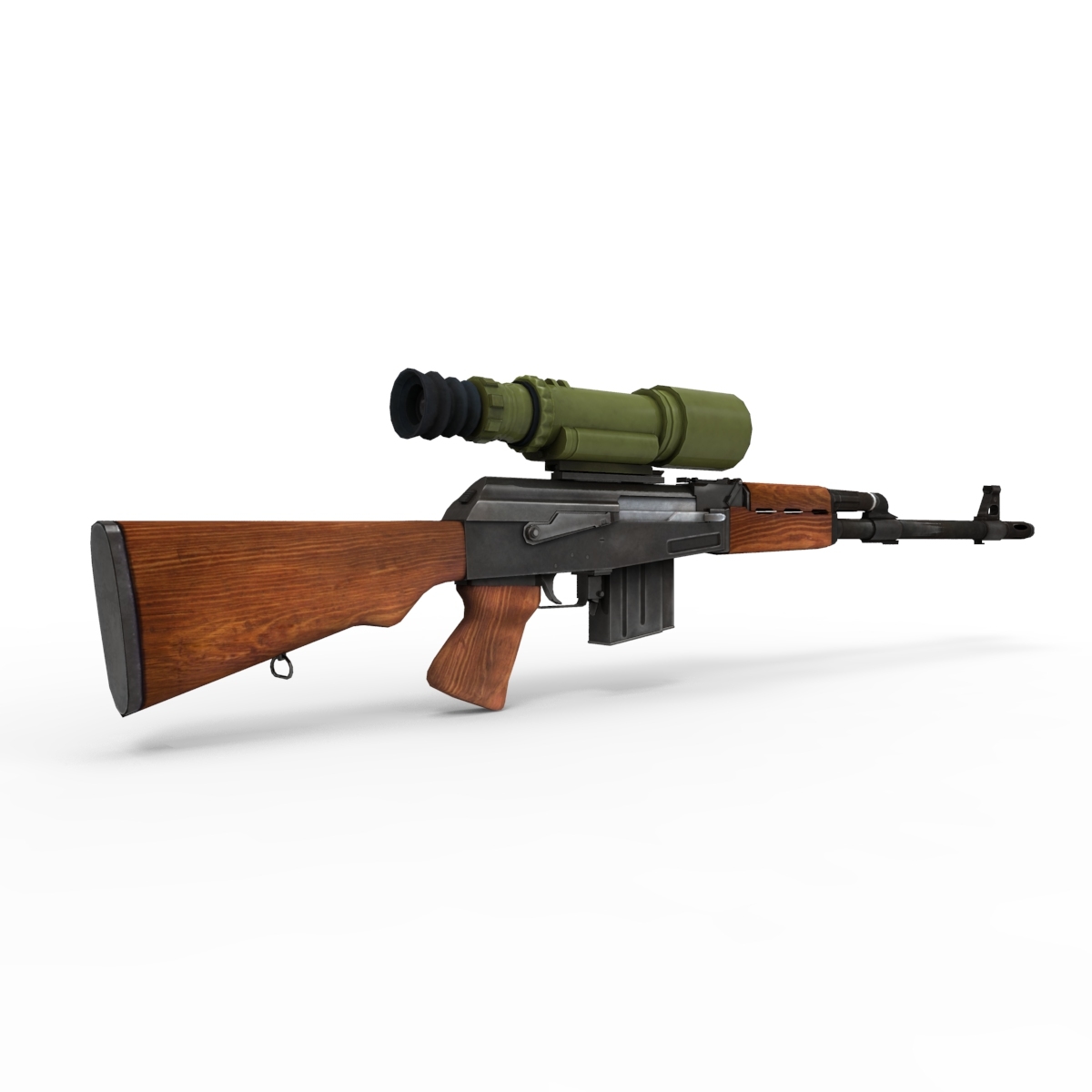 zastava m76 3d model