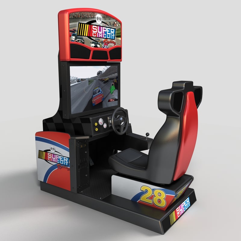 Arcade Racing 3d Model