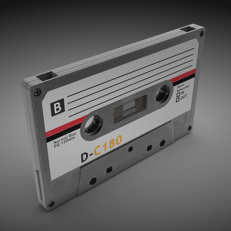 casette subdivision 3d obj