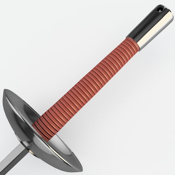 フェンシングフォイル3Dモデル TurboSquid 771785