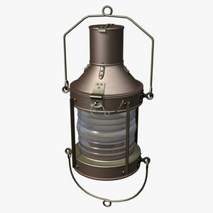 3d marine lantern lamp model