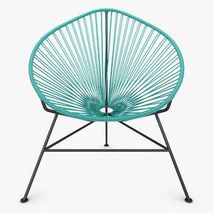 3d model realistic acapulco chair