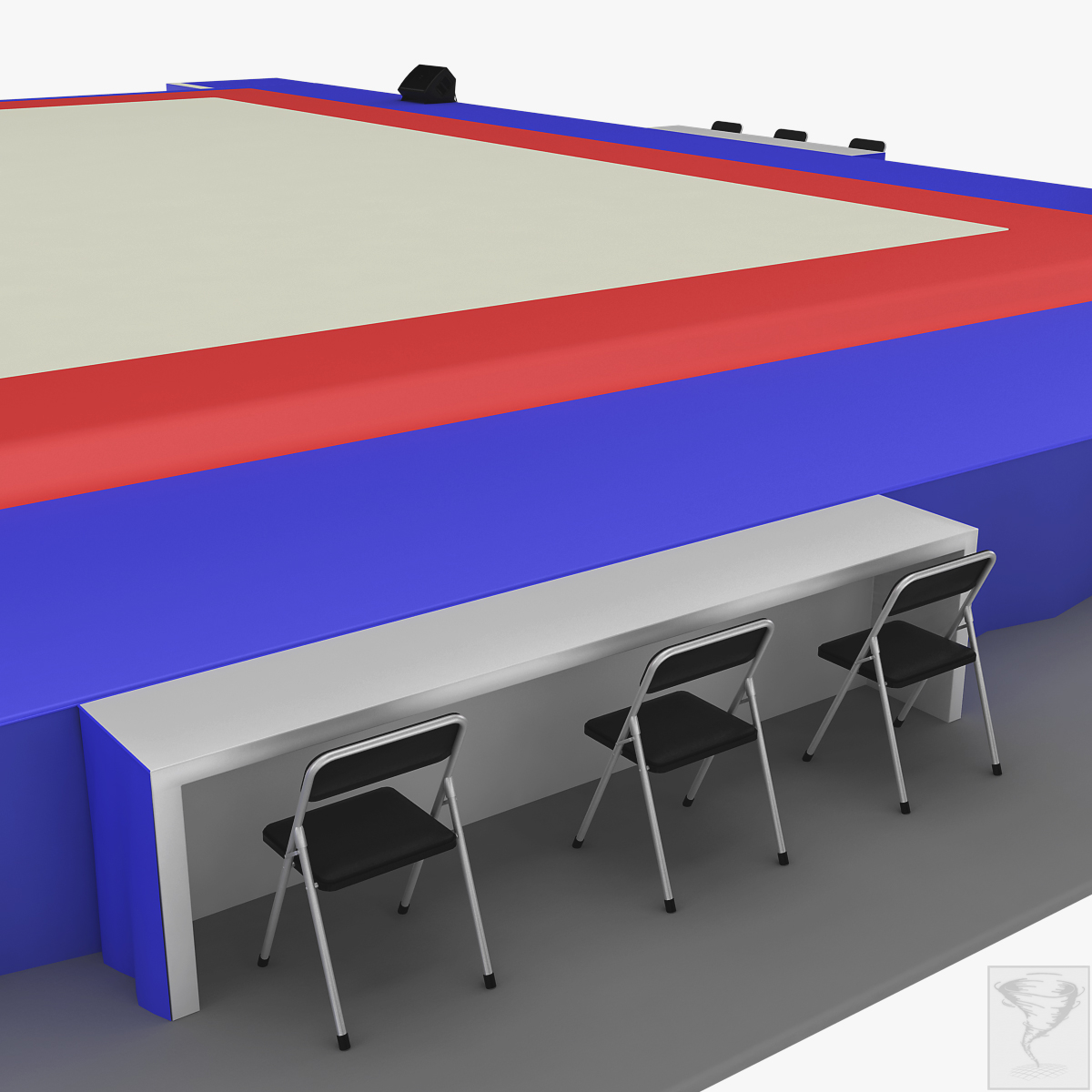 gymnastic floor 3d model