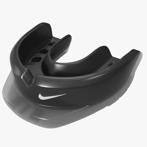 gel strapless mouthguard 3d model