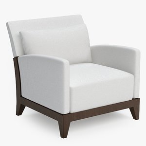 3d armchair chair model