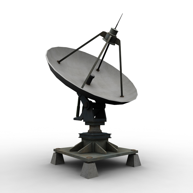 radar antenna 3d model