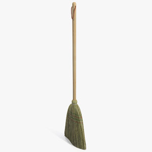 broom cleaning 3d c4d