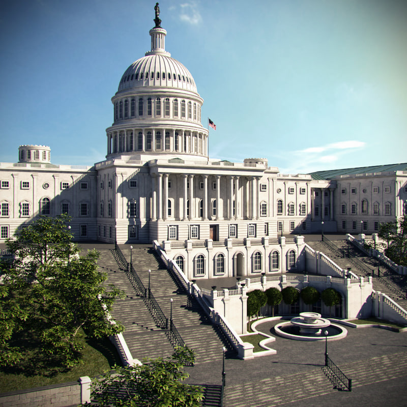 3d capitol washington model