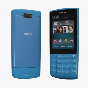 nokia x3 touch type 3d model