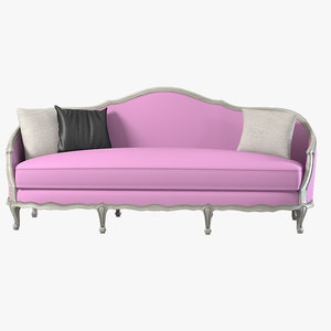 3d max mossonnier classic sofa