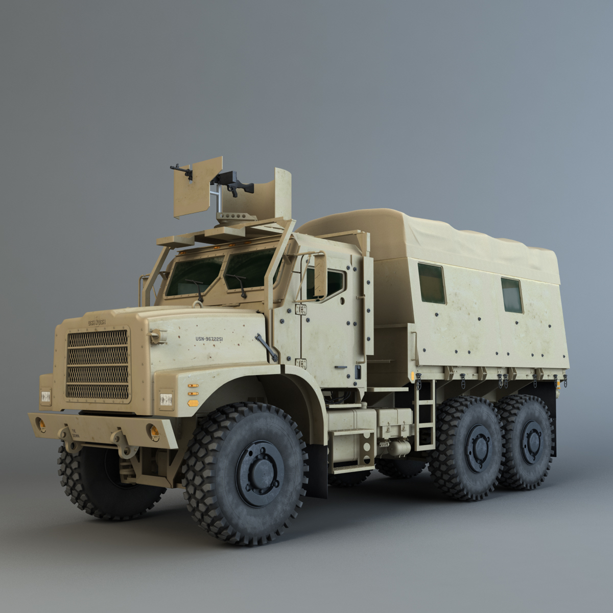 3d Armored Mtvr Amk23 M777 Model