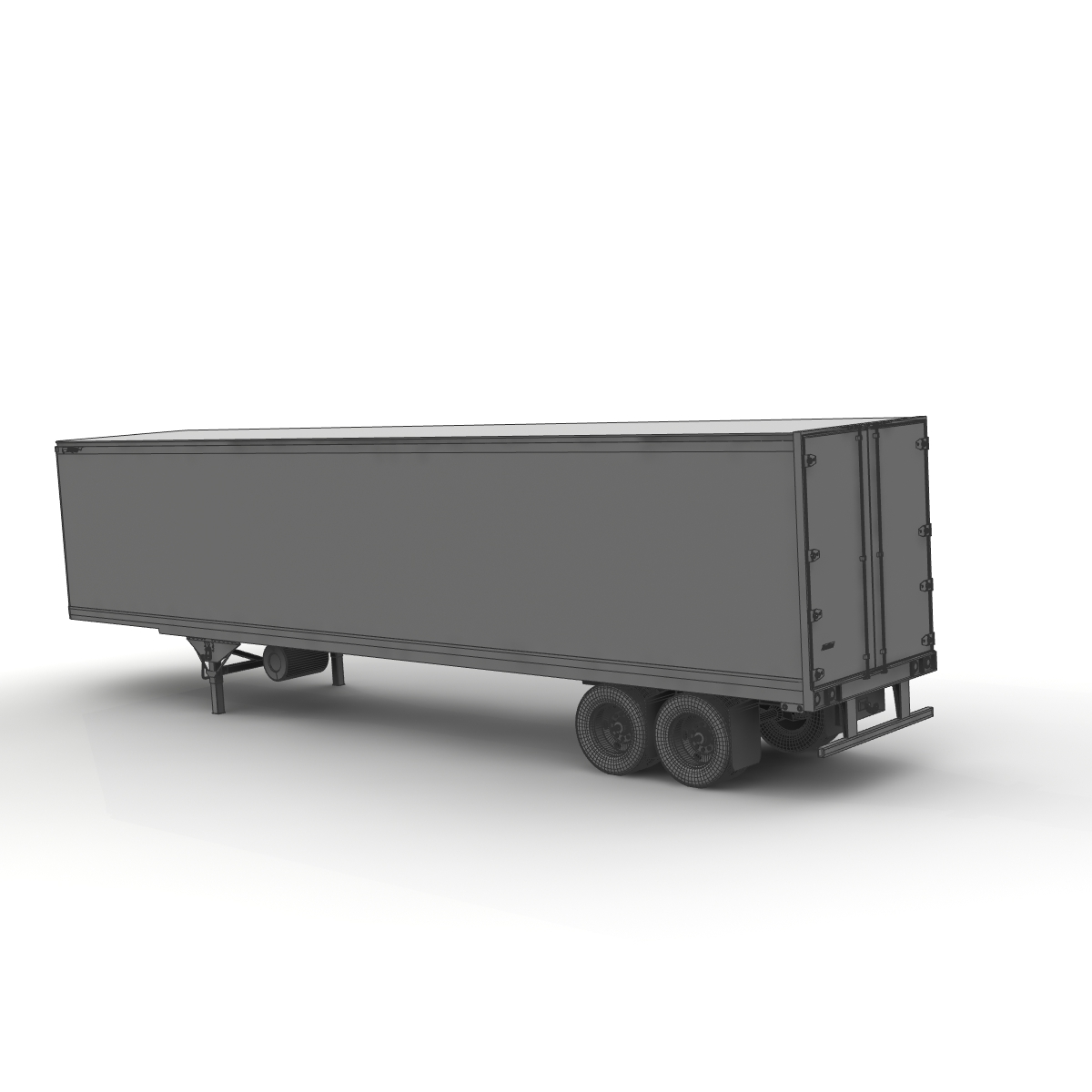 lwo 48ft reefer trailer truck