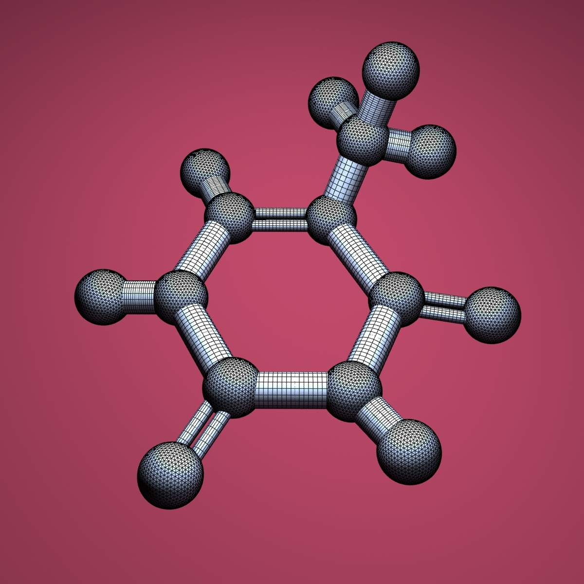 3ds max thymine nucleobase dna