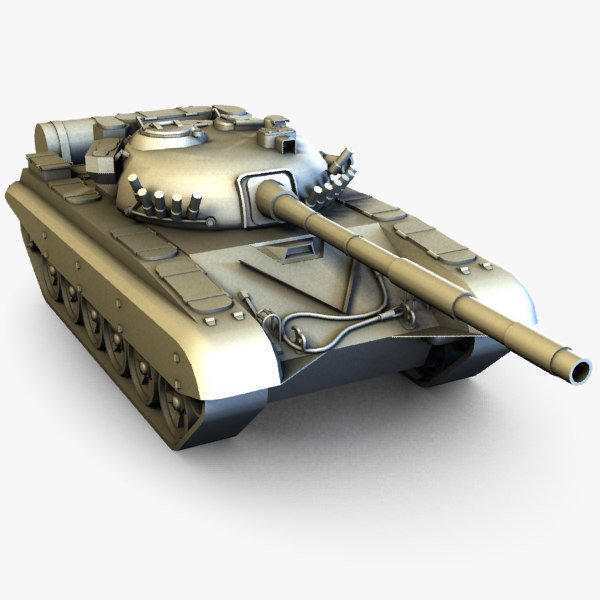 3d Model Of T 72 Tank