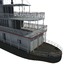 historic steam boat 3d model