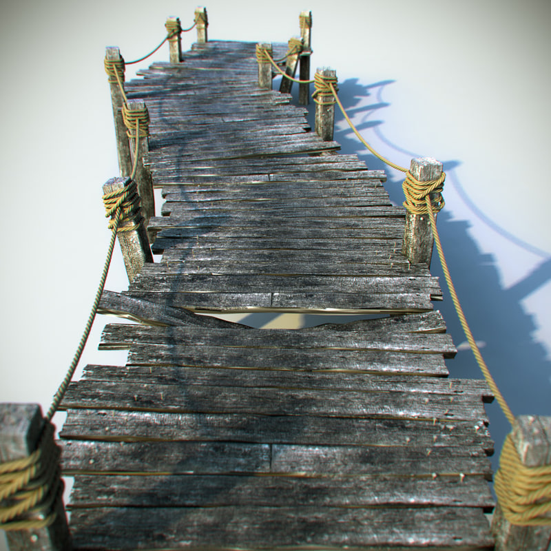 max old wooden pier