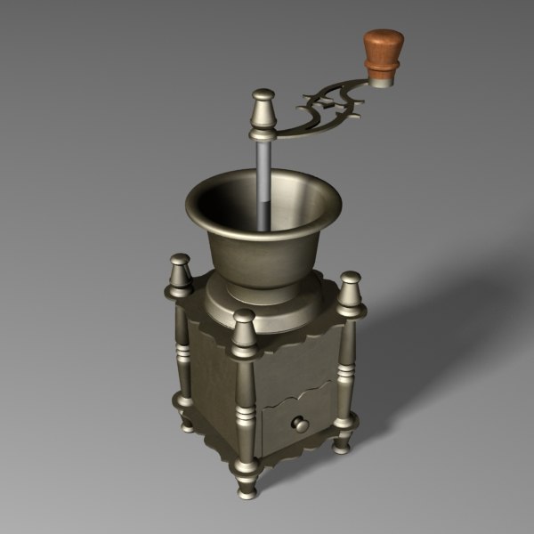 3d model coffee grinder