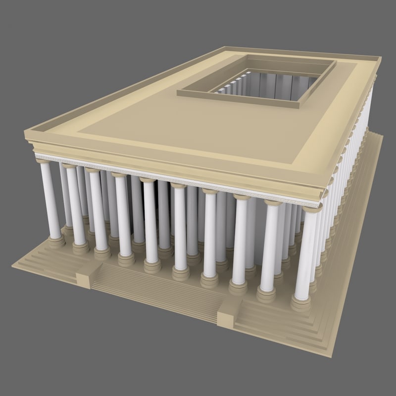 3d model temple