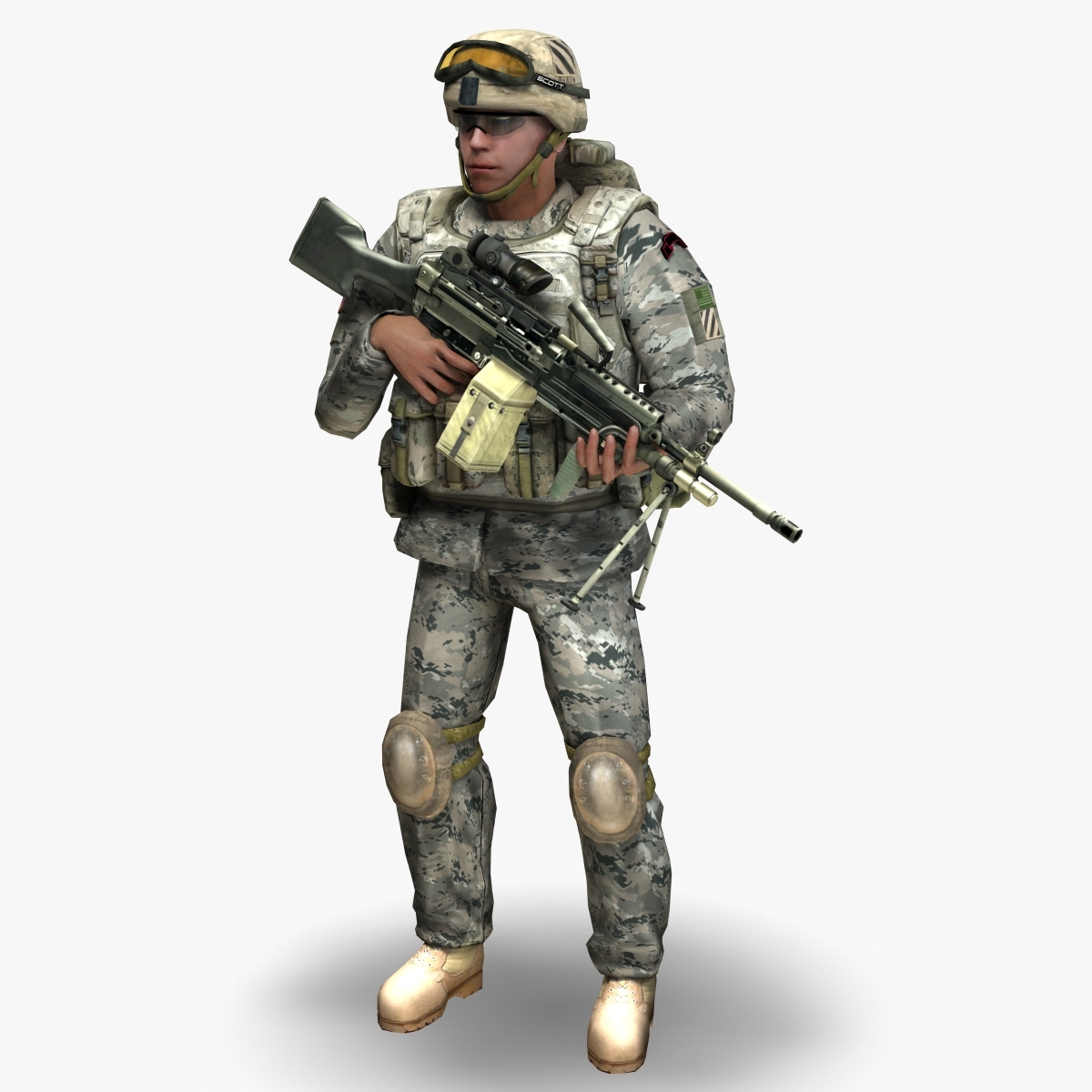 Infantaria USArmy 2011 Modelo 3D - TurboSquid 581070