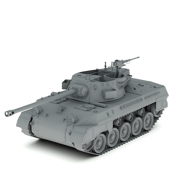 3d M18 Tank Destroyer Hellcat Model