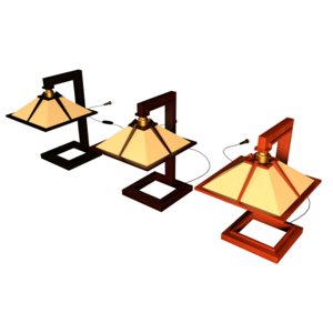 3d model taliesin mini table lamps