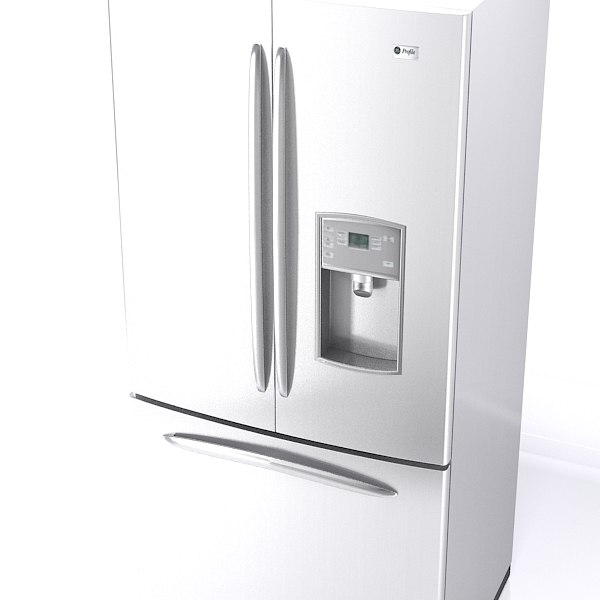 3d refrigerator general electric ice model