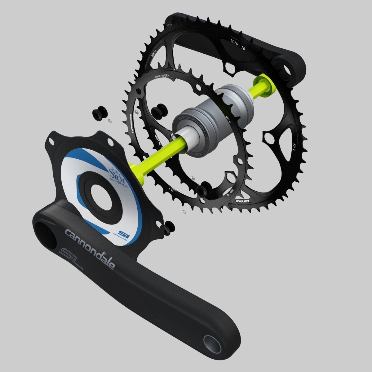 Manivelle Cannondale Hollowgram Si BB30 avec anneau