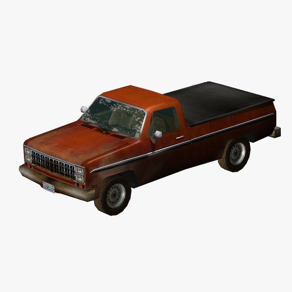 3d American Pickup Truck Model