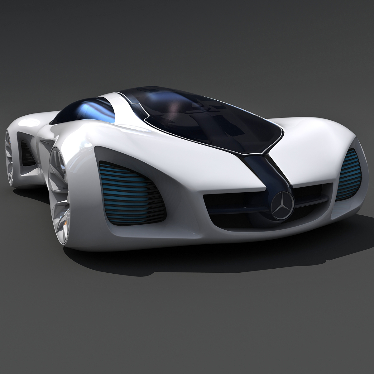 3d Mercedes Benz Biome Concept Car Model