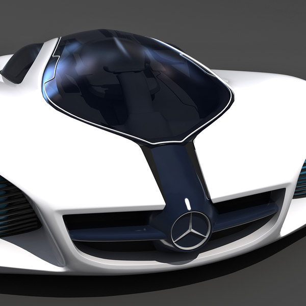 3d mercedes benz biome concept car model