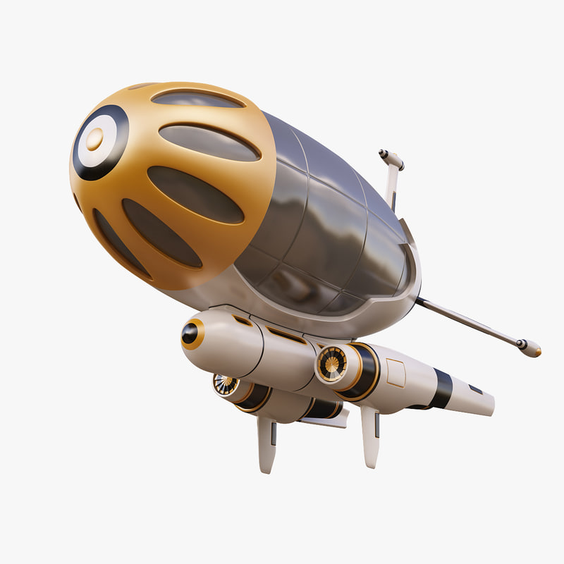 3d-model-fantasy-airship