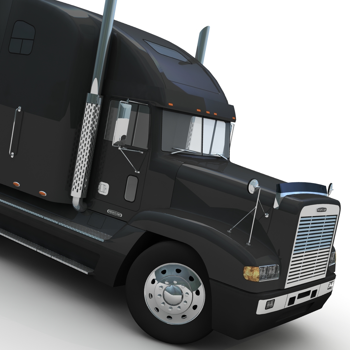 truck freightliner 3d lwo