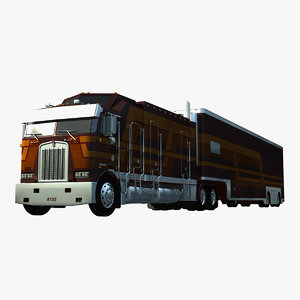 3d truck trailer atds model