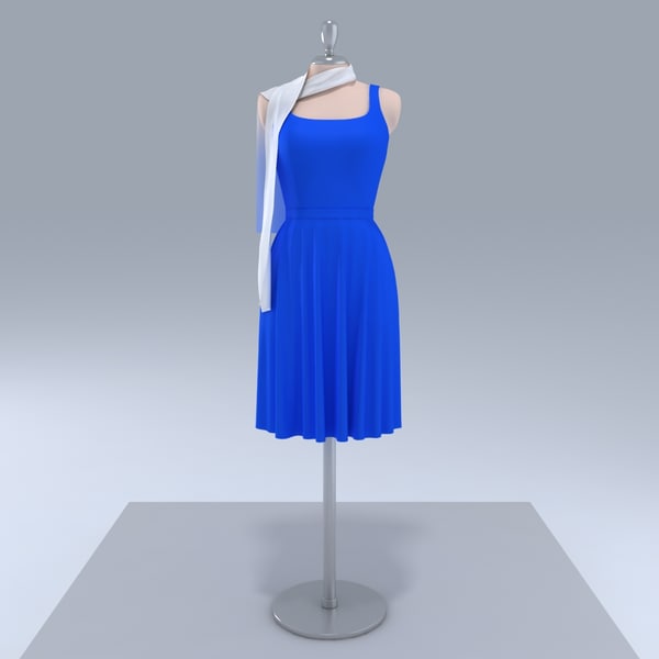 Showroom Dummy Elegant Dress