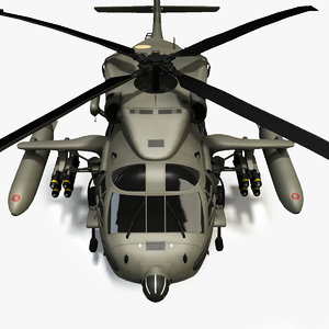 3ds max mh60a blackhawk 2 military helicopter