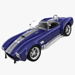3d model realistic shelby cobra 427