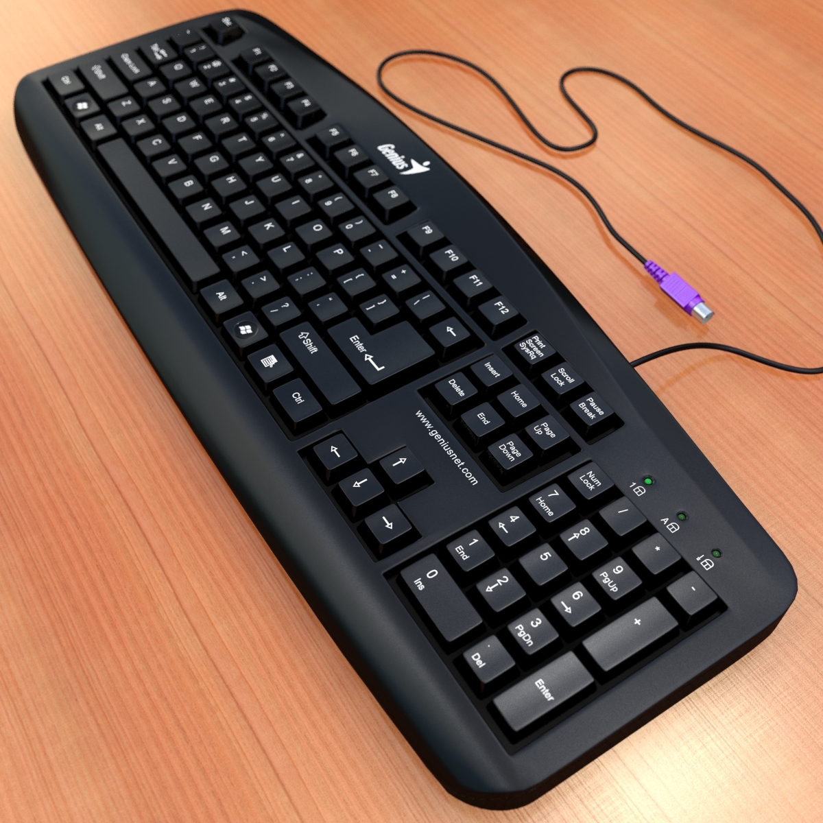 keyboard genius kb-110 keys 3d 3ds
