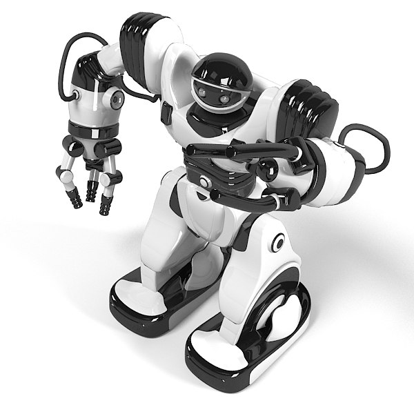 3d robosapien robot toy model