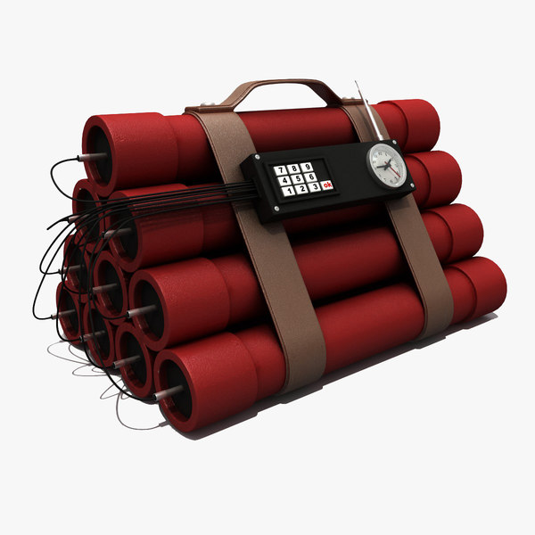 3d Dynamite Tnt Model