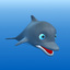 3d model cartoon dolphin