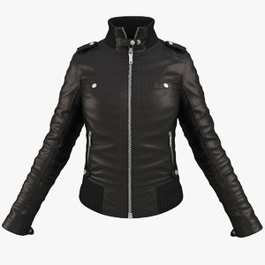 female jacket clothing 3d max
