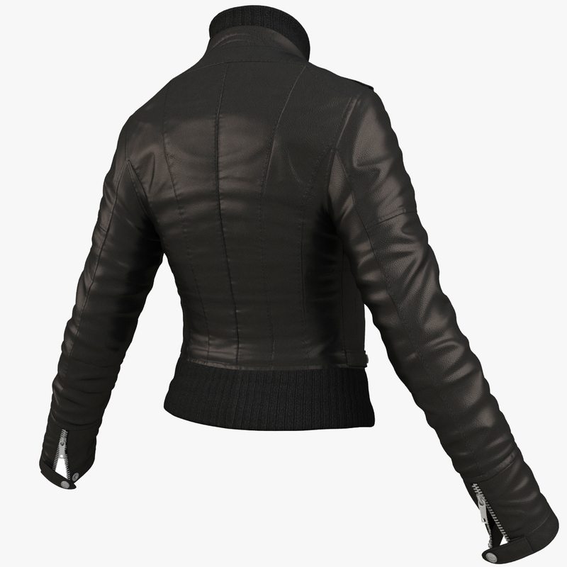 female jacket clothing 3d max