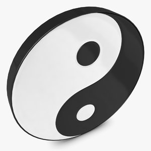 3d yin yang