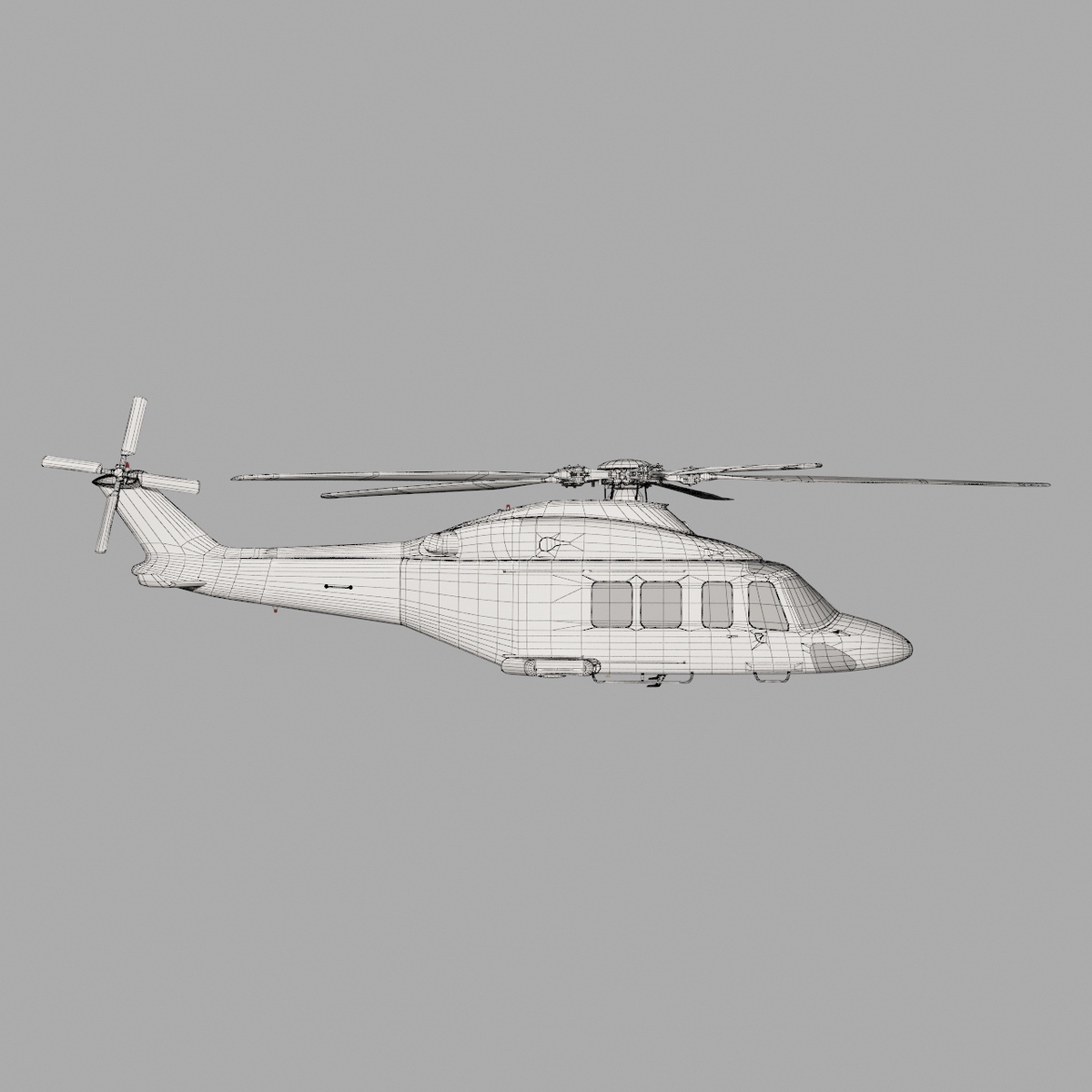 agustawestland aw139 helicopter d 3d max