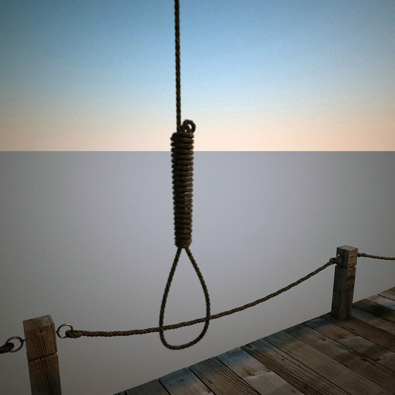 中世纪的绞架3d模型