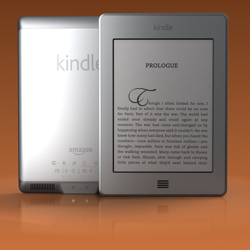 3d kindle touch model