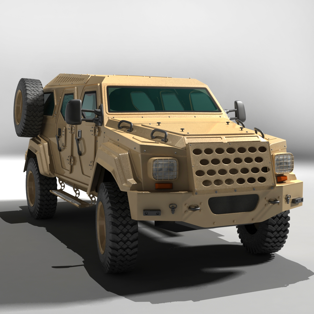 gurkha lapv 3d max