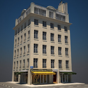 3d old building hd 06