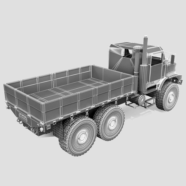 3d model oshkosh mtvr mk23 standard